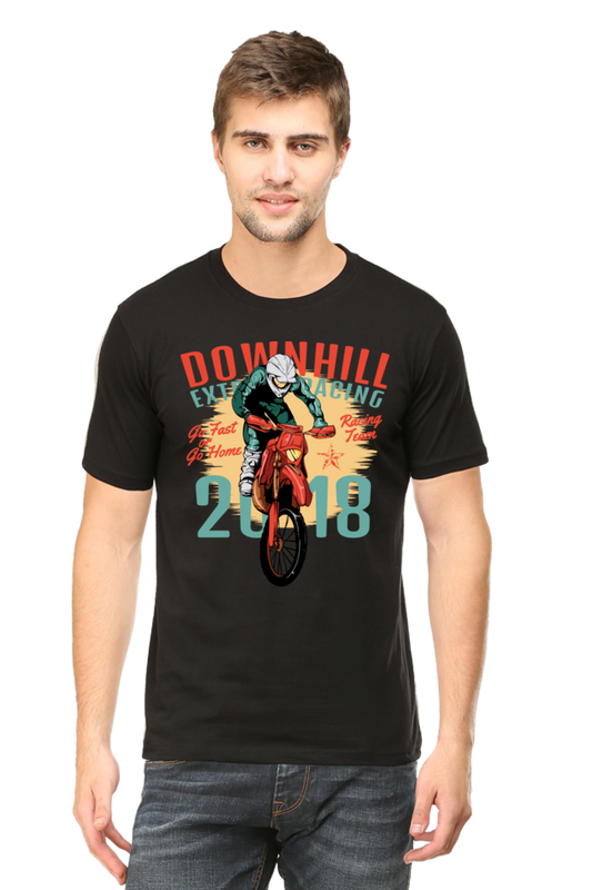 Bike Quote Round Neck T-shirt