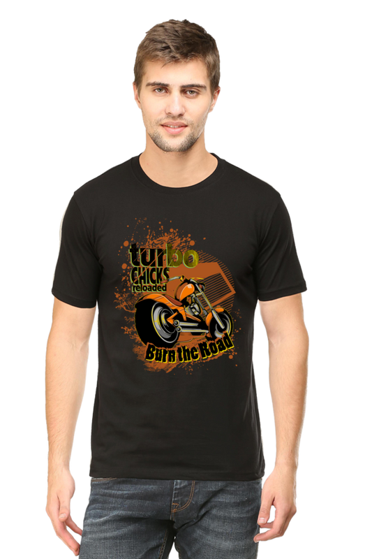 Bike Quote Round Neck T-shirt