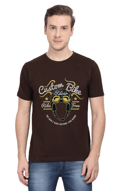 Bike Quote Round Neck T-shirt