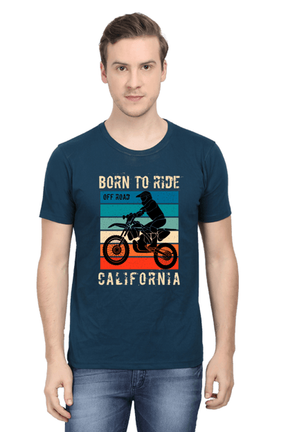 Born to Ride Round Neck T-shirt