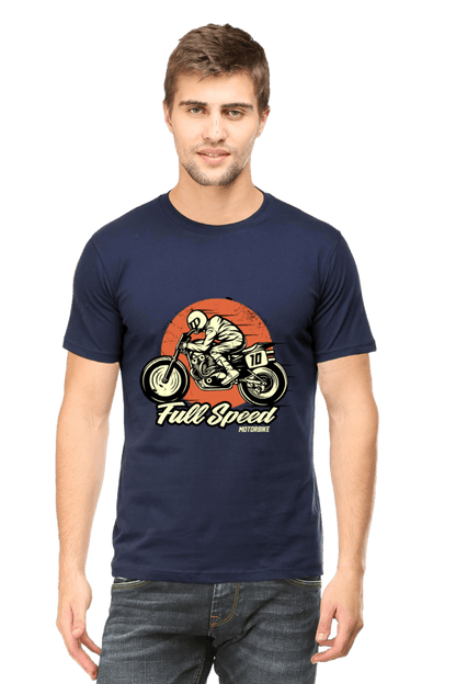 Bike Quote Round Neck T-shirt