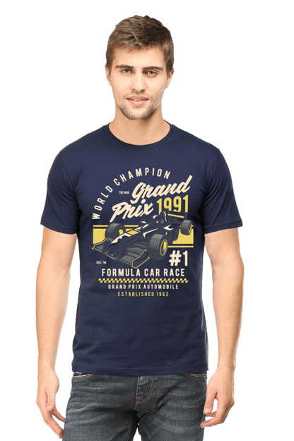 Bike Quote Round Neck T-shirt