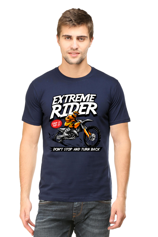 Bike Quote Round Neck T-shirt