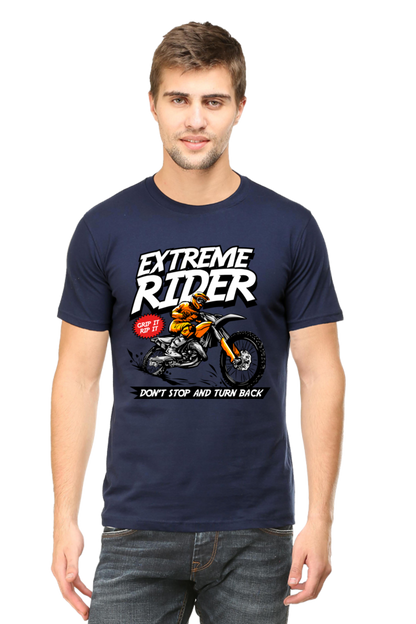 Bike Quote Round Neck T-shirt