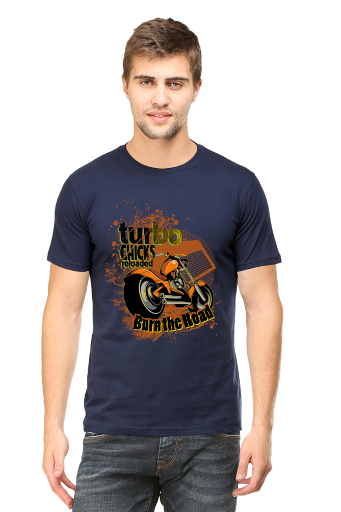 Bike Quote Round Neck T-shirt