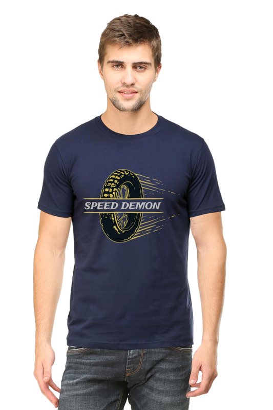 Bike Quote Round Neck T-shirt