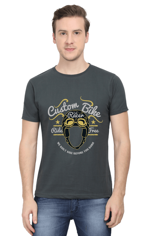 Bike Quote Round Neck T-shirt