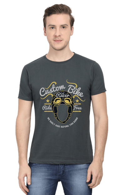 Bike Quote Round Neck T-shirt