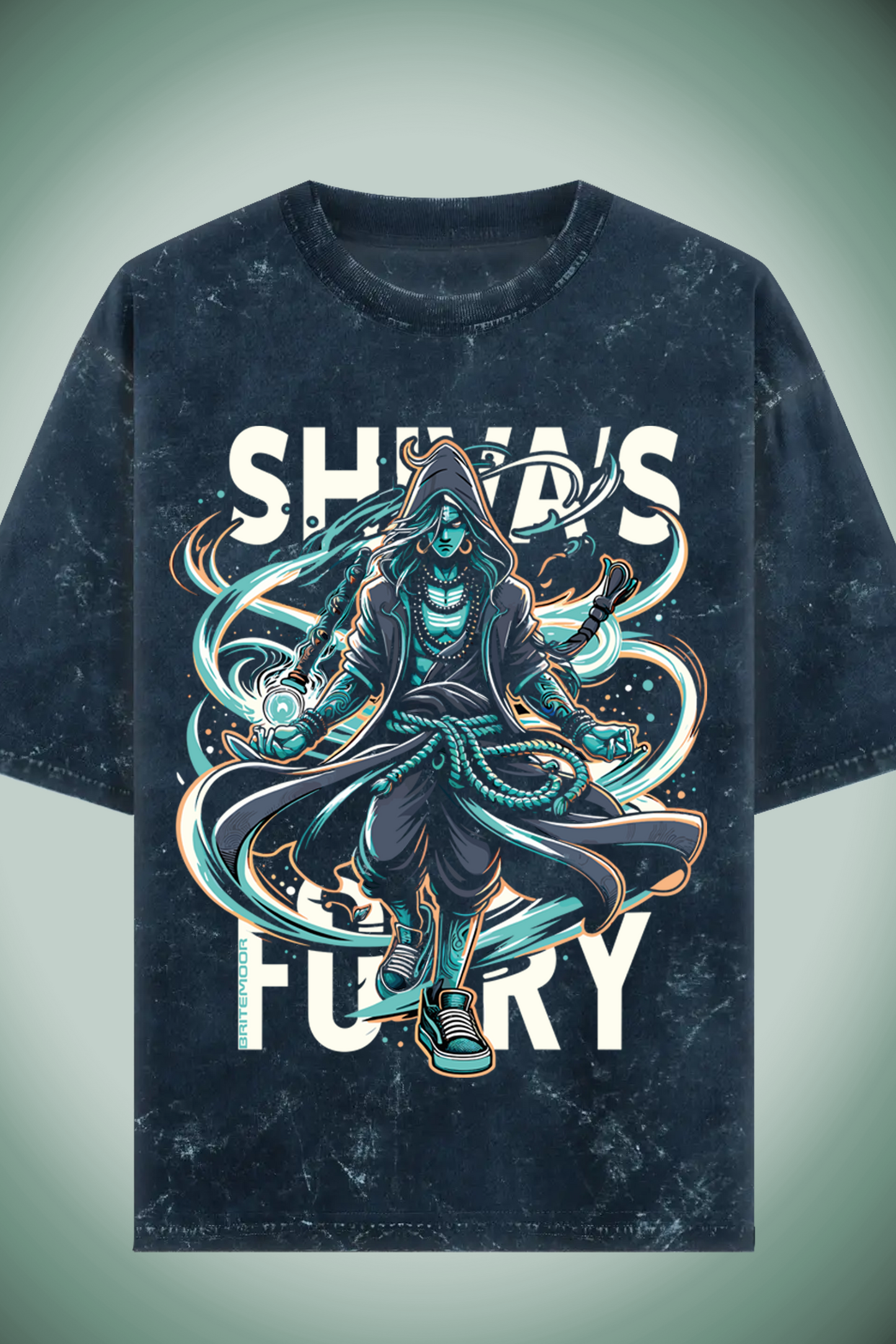 Streetwear Acid Wash Oversized T-shirt