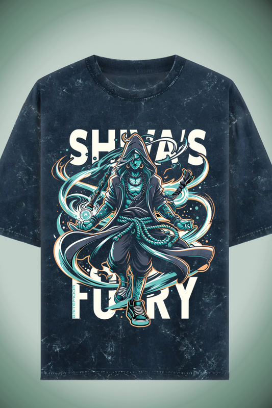 Streetwear Acid Wash Oversized T-shirt