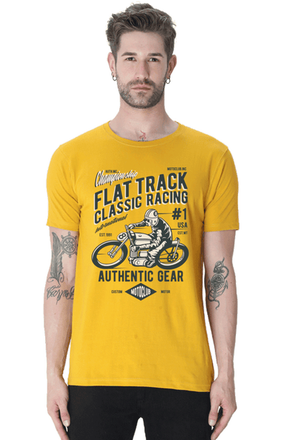 Bike Quote Round Neck T-shirt