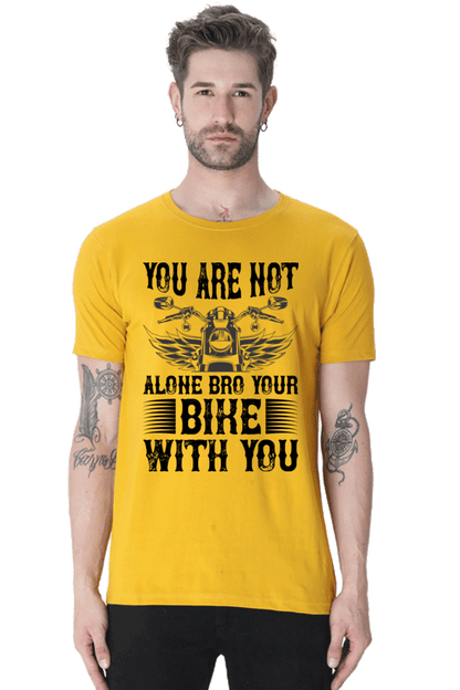Bike Quote Round Neck T-shirt