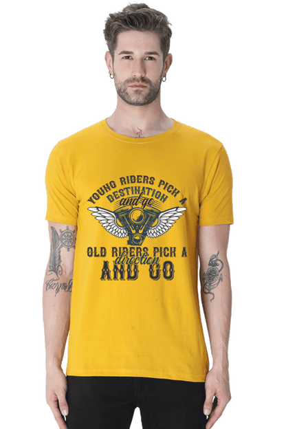 Bike Quote Round Neck T-shirt