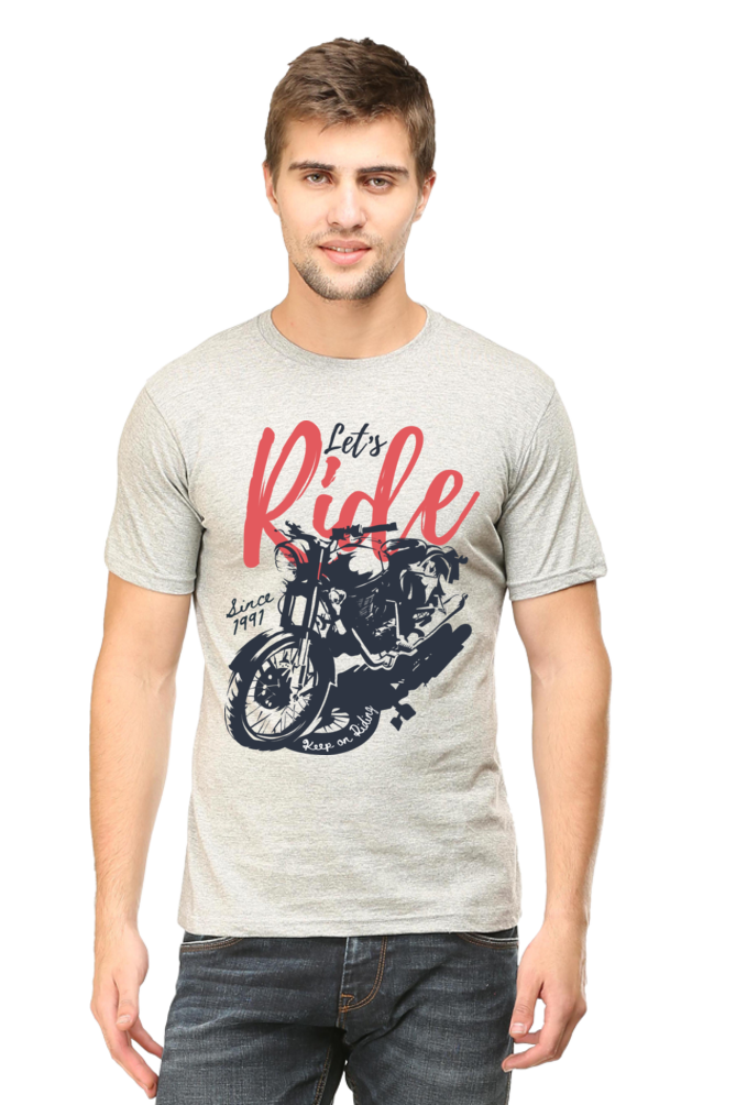 Bike Quote Round Neck T-shirt