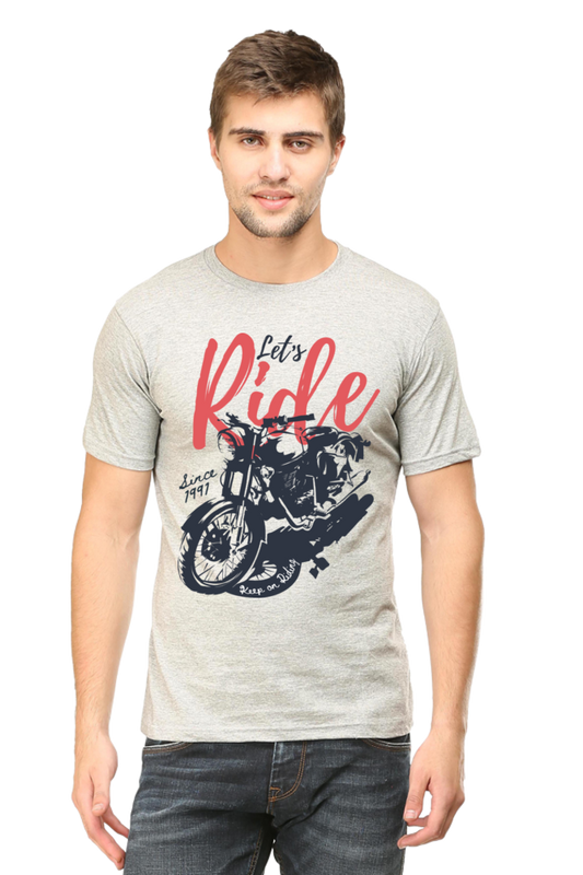 Bike Quote Round Neck T-shirt