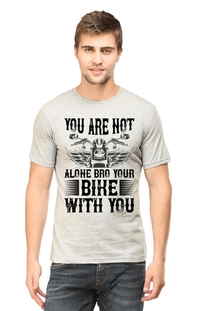 Bike Quote Round Neck T-shirt