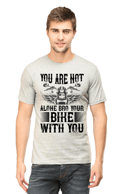 Bike Quote Round Neck T-shirt