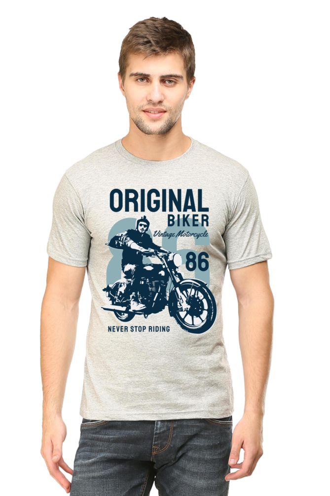 Bike Quote Round Neck T-shirt