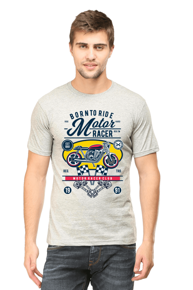 Bike Quote Round Neck T-shirt