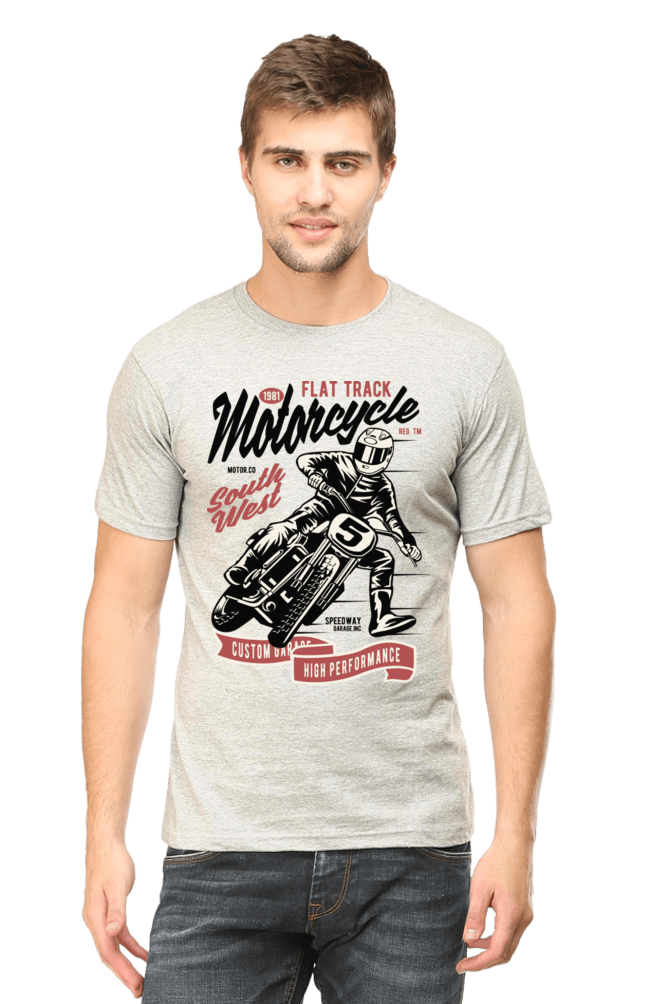 Bike Quote Round Neck T-shirt