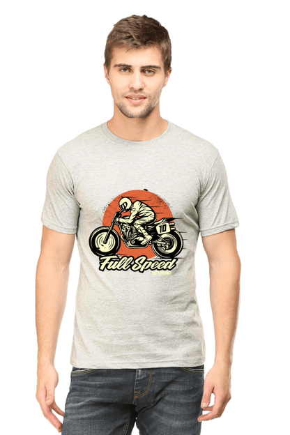 Bike Quote Round Neck T-shirt
