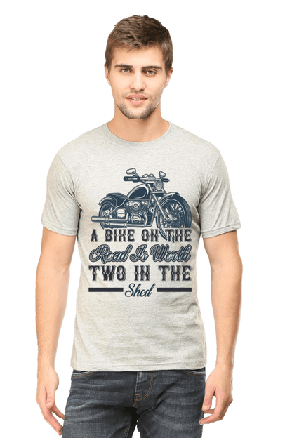 Bike Quote Round Neck T-shirt