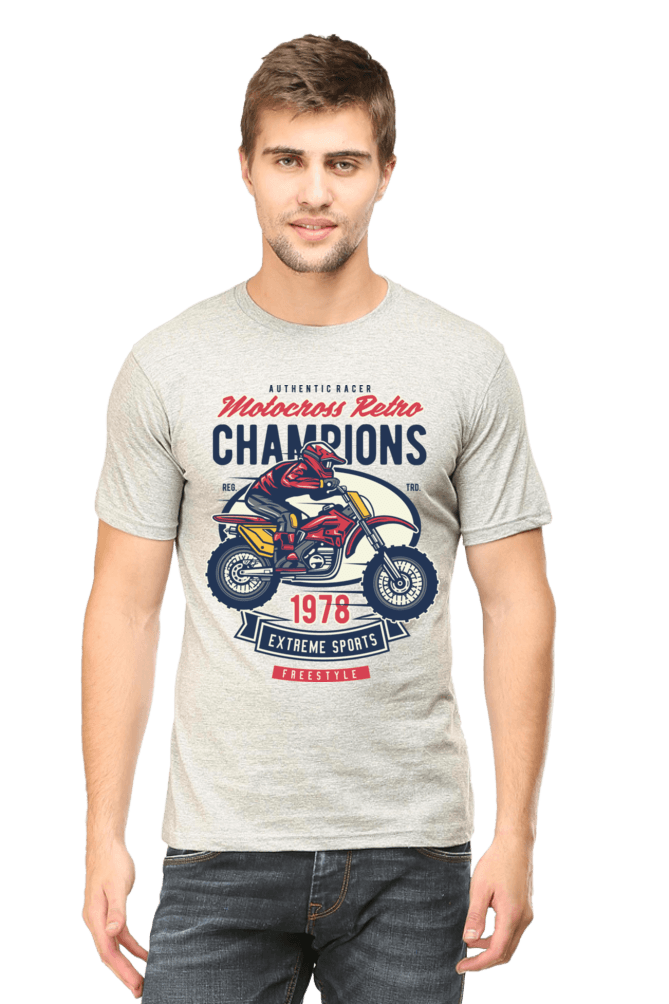 Bike Quote Round Neck T-shirt