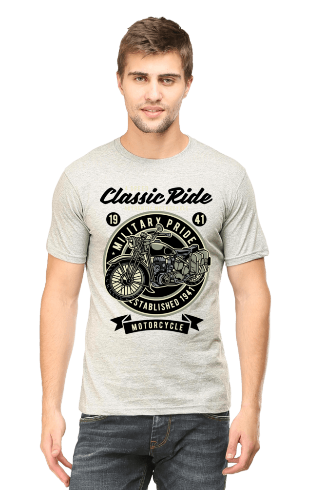 Bike Quote Round Neck T-shirt
