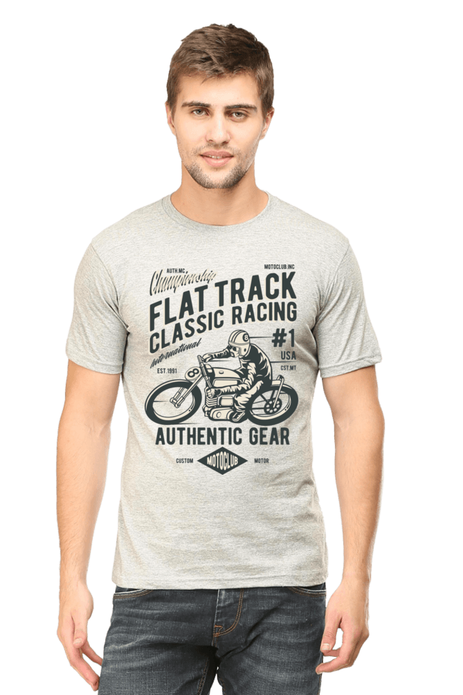Bike Quote Round Neck T-shirt