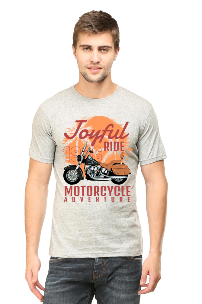 Bike Quote Round Neck T-shirt