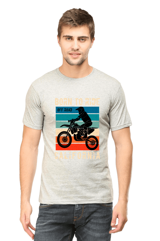 Born to Ride Round Neck T-shirt