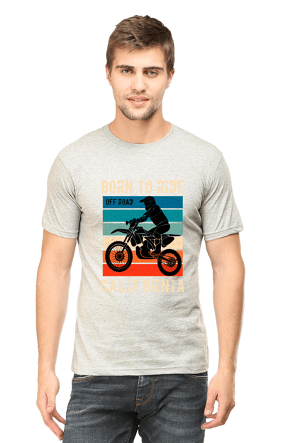 Born to Ride Round Neck T-shirt
