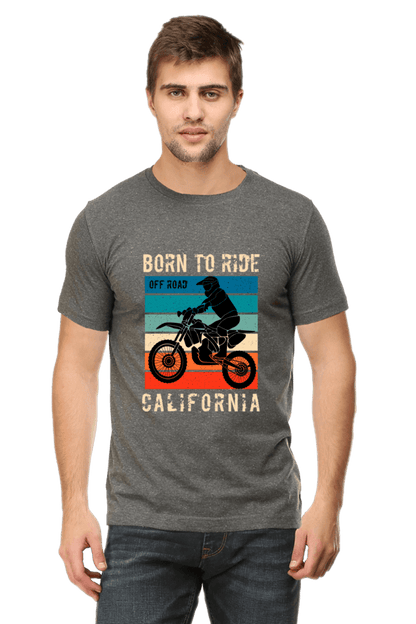 Born to Ride Round Neck T-shirt