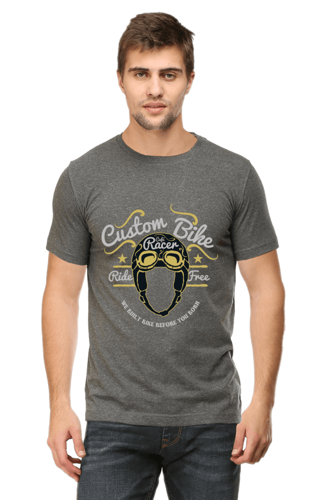 Bike Quote Round Neck T-shirt