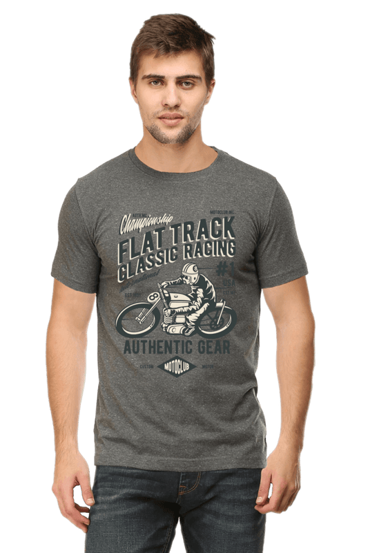 Bike Quote Round Neck T-shirt