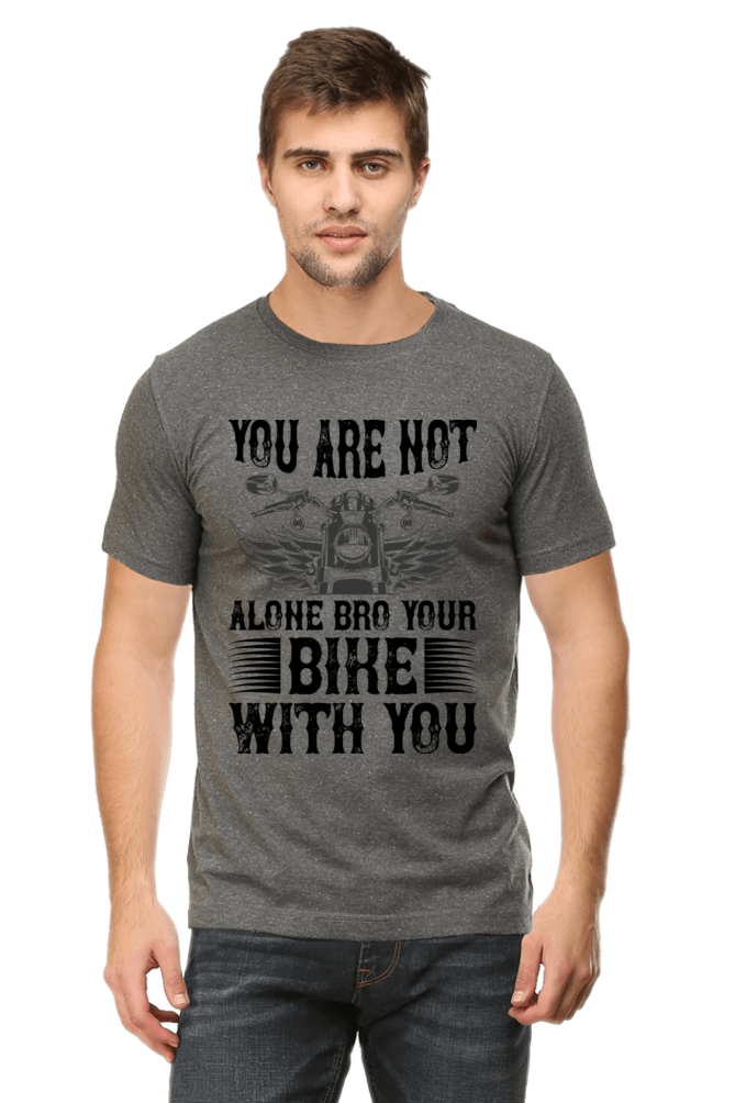 Bike Quote Round Neck T-shirt