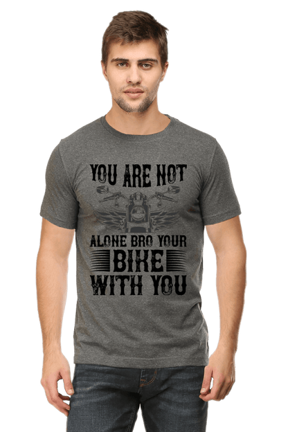 Bike Quote Round Neck T-shirt
