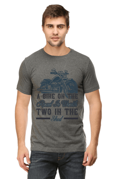 Bike Quote Round Neck T-shirt