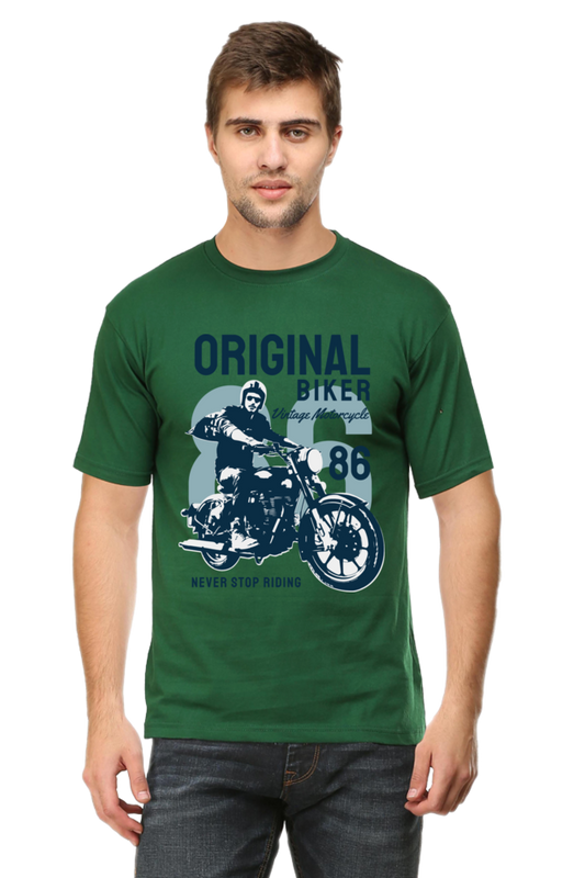 Bike Quote Round Neck T-shirt