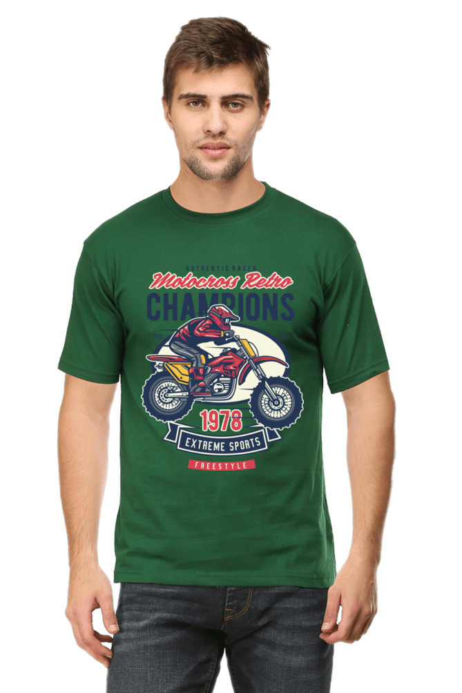 Bike Quote Round Neck T-shirt