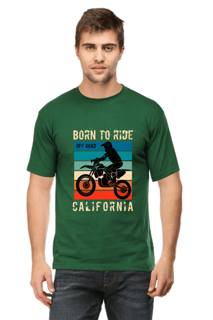 Born to Ride Round Neck T-shirt