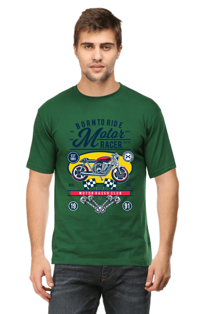Bike Quote Round Neck T-shirt