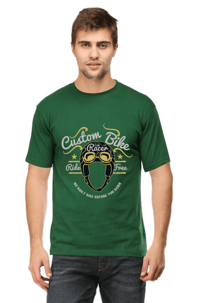 Bike Quote Round Neck T-shirt
