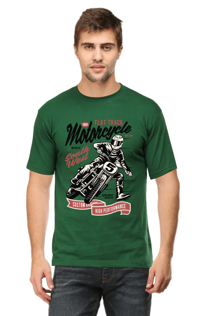 Bike Quote Round Neck T-shirt