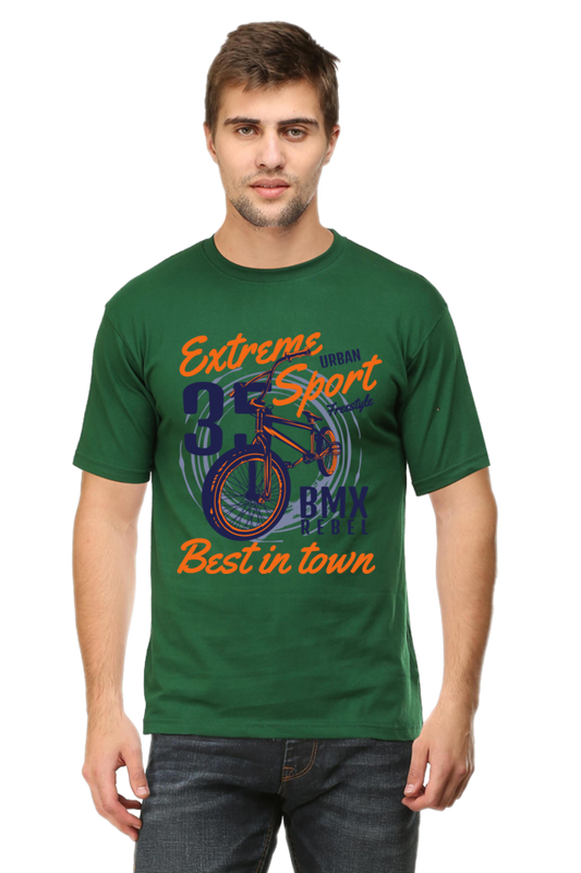 Bike Quote Round Neck T-shirt
