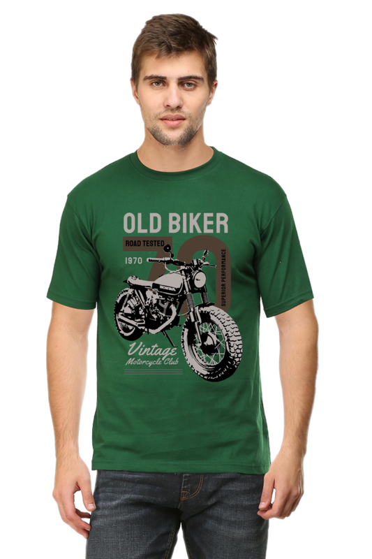 Bike Quote Round Neck T-shirt