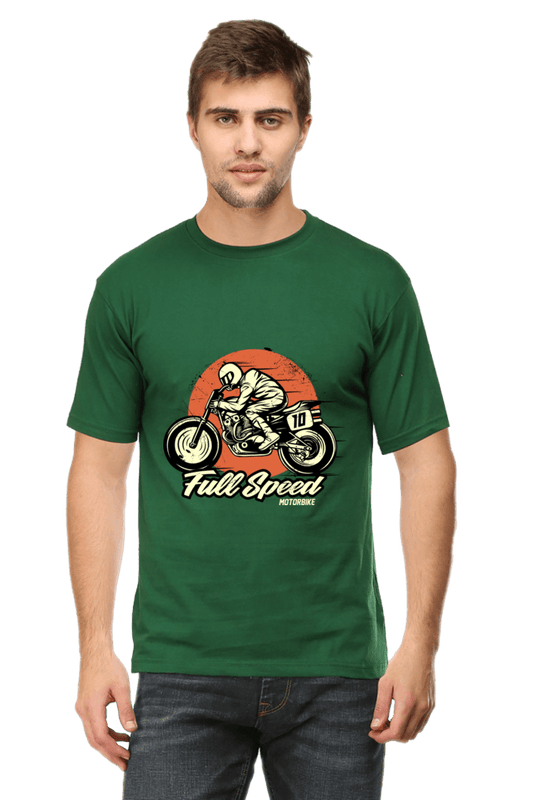 Bike Quote Round Neck T-shirt