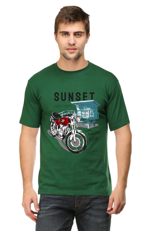Bike Quote Round Neck T-shirt