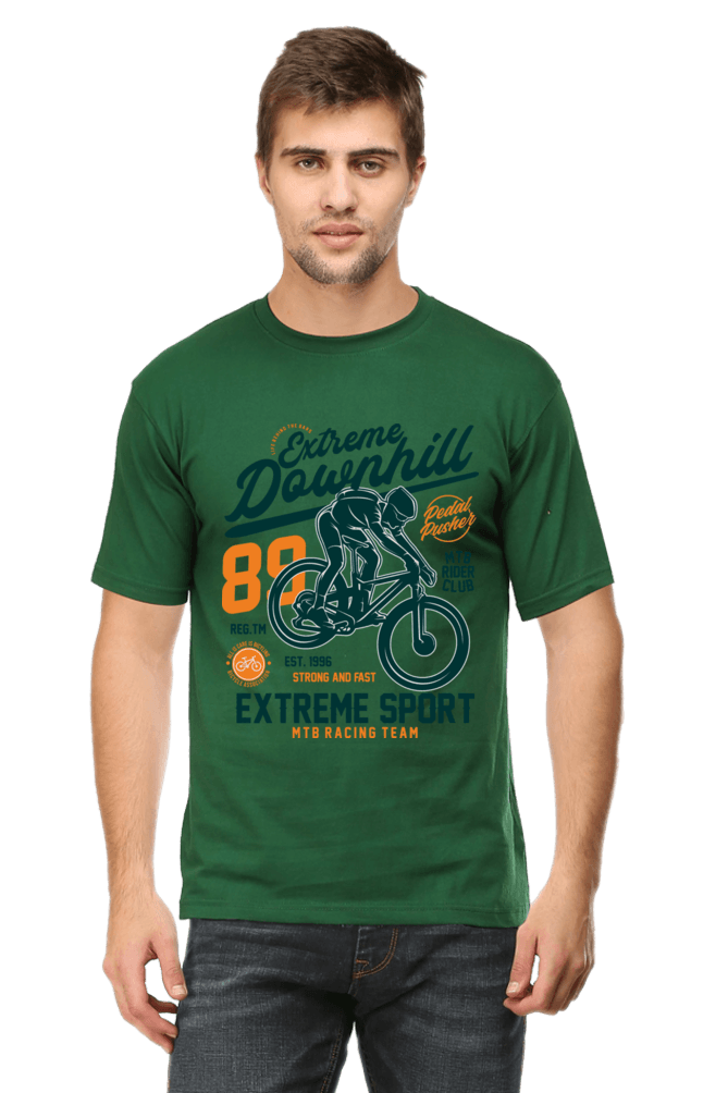 Bike Quote Round Neck T-shirt