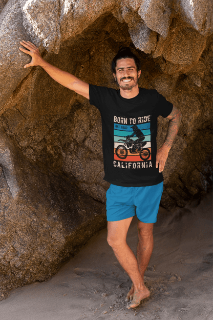 Born to Ride Round Neck T-shirt